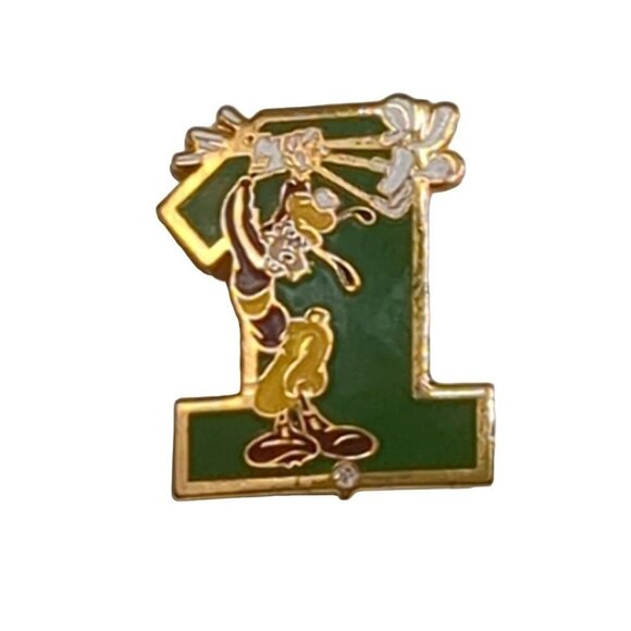 Disney Other - Vintage Goofy Golfing Lapel Pin Number 1 Taiwan Walt‎ Disney Productions